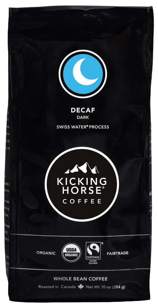 Kicking Horse Coffee Dark Decaf Swiss Water Process Whole Bean (6x10 OZ)-0