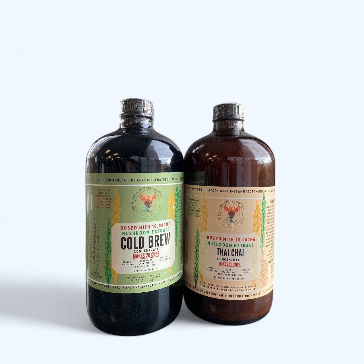 Happy Mushroom Cold Brew & Thai Chai Concentrate-1