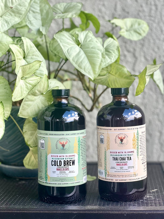 Happy Mushroom Cold Brew & Thai Chai Concentrate-0